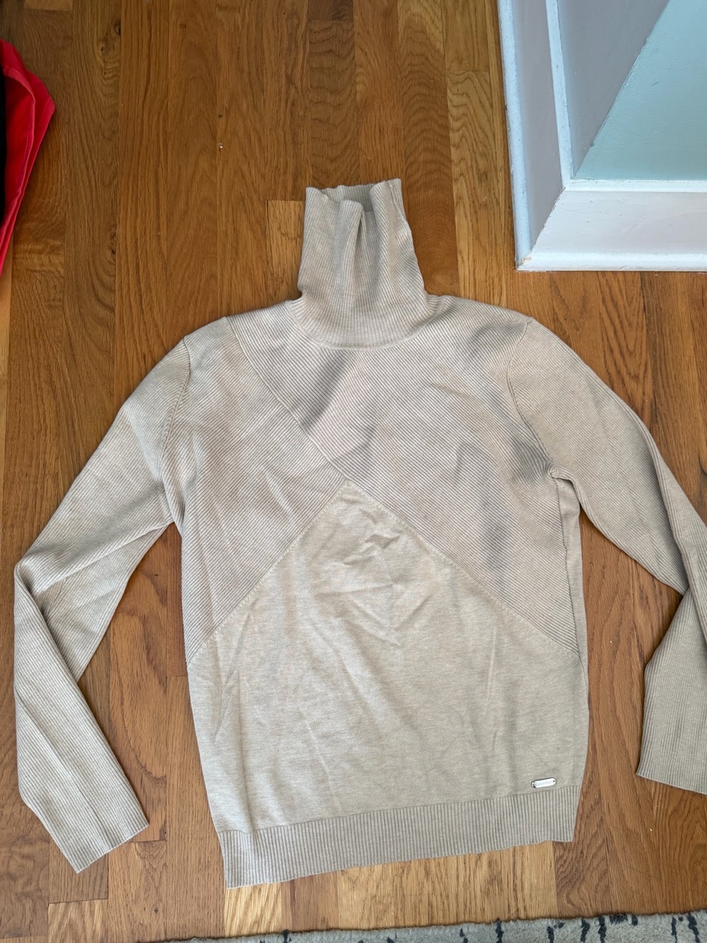Calvin Klein Beige Turtle Neck Sweater